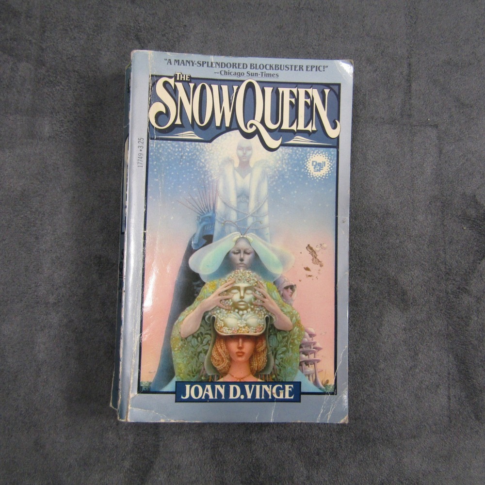 Dell The Snow Queen Book Adult OS Blue Joan D. Vinge Sci-Fi Paperback 1981